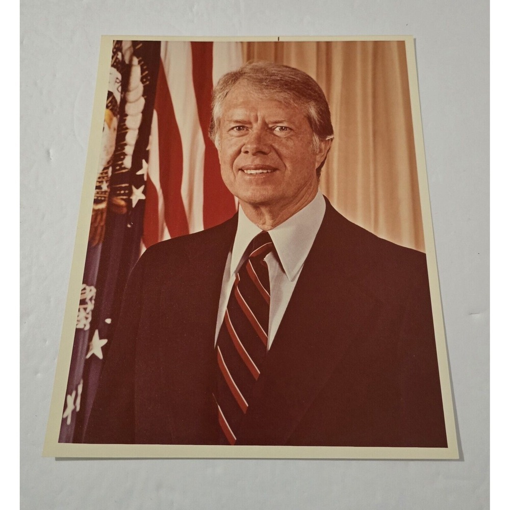 Jimmy Carter 39th President White House Official Portrait 8 x 10‎ Photo Picture